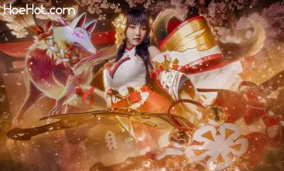 Arena of Valor Cosplay Fox Shrine Maiden nude cosplay leaked 398185