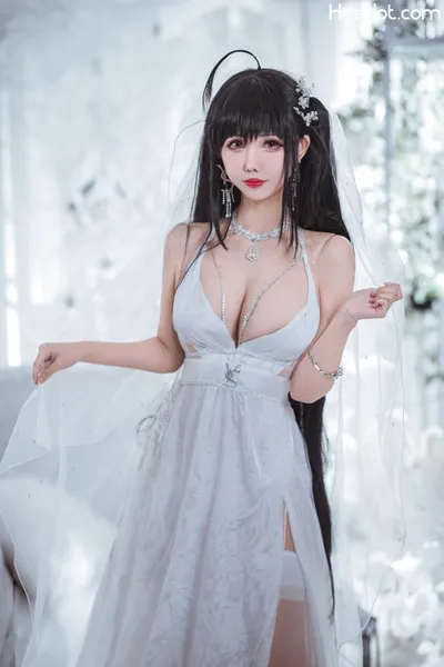 仙女月 - Taihou Pure White Wedding Dress nude cosplay leaked 417378