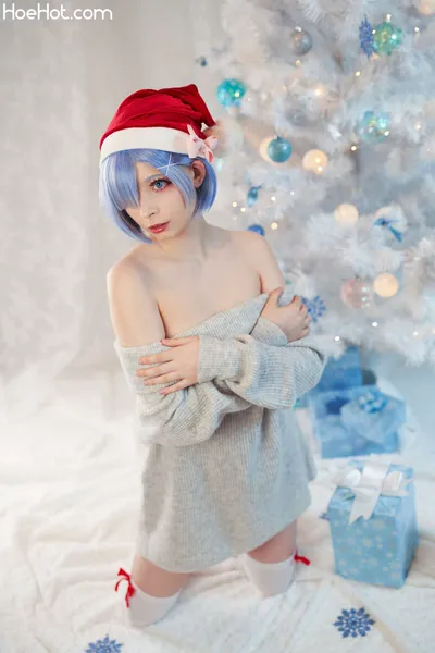 Akariia - Rem XMAS nude cosplay leaked 297865