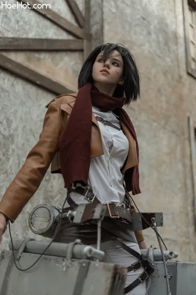 Shirogane-sama - Mikasa Ackerman nude cosplay leaked 505081