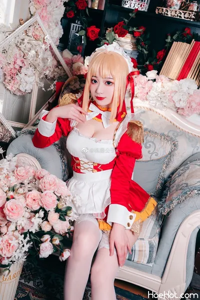 [桃墨公子x] 尼禄 女仆 nude cosplay leaked 445583