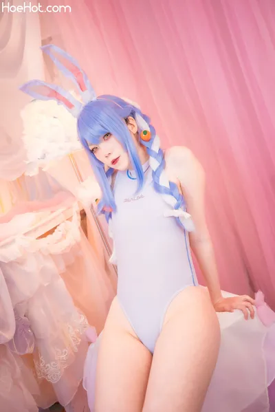 [やずき] 競泳水着ぺこらちゃん nude cosplay leaked 334015