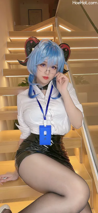 miko酱ww 原神 甘雨OL nude cosplay leaked 91022