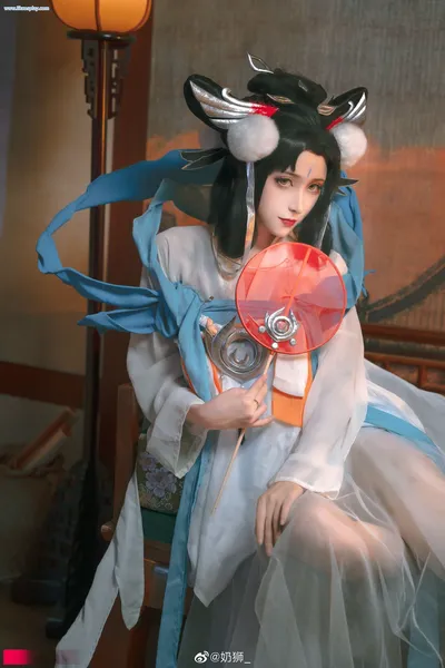 [奶狮不咬人] 嫦娥如梦令 Honor of Kings Chang E nude cosplay leaked 8176