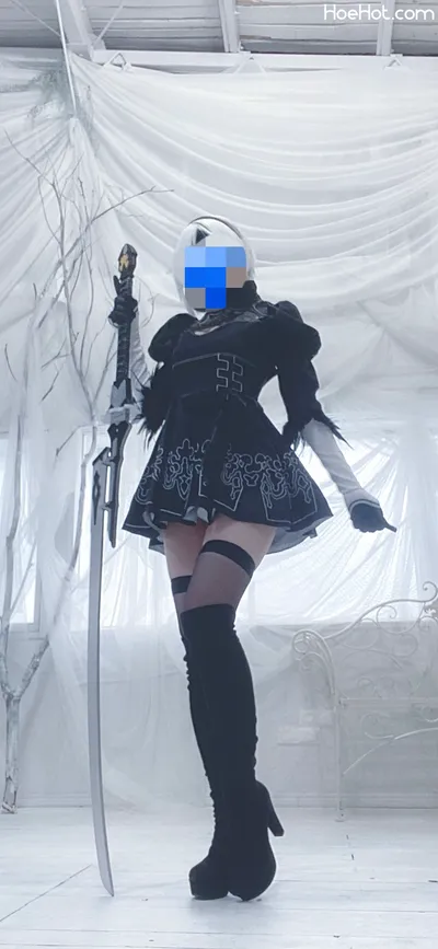 [くろ] NieR / 2B nude cosplay leaked 385019