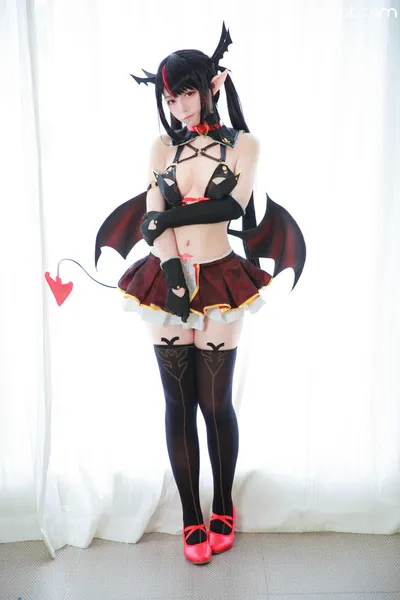 ［G44不会受伤］troubledays 萝蓓莉雅 魅魔 nude cosplay leaked 596338