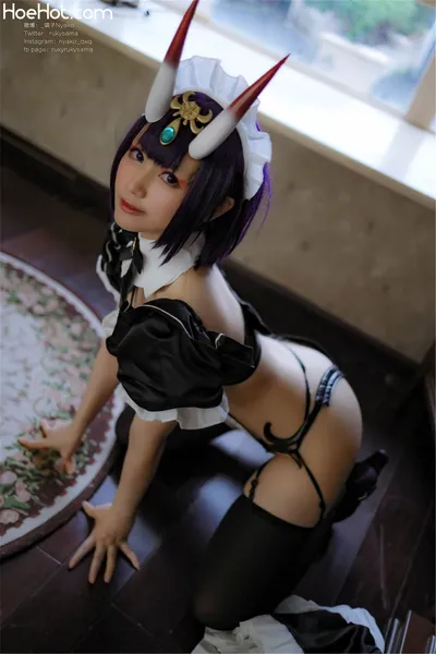 Nyako - Shuten Douji Maid nude cosplay leaked 487013