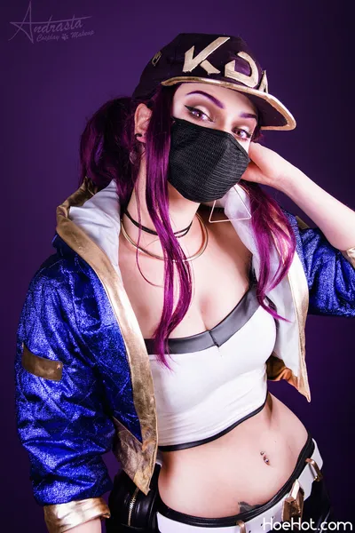 Andrasta - KDA Akali nude cosplay leaked 580852