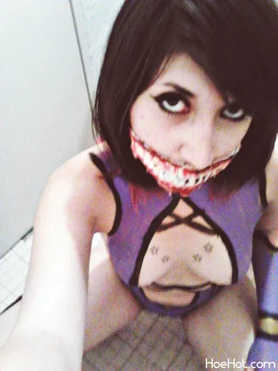 Mileena Cosplay Body Paint nude cosplay leaked 391279