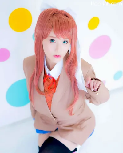 Kaho Shibuya - Monika nude cosplay leaked 507043