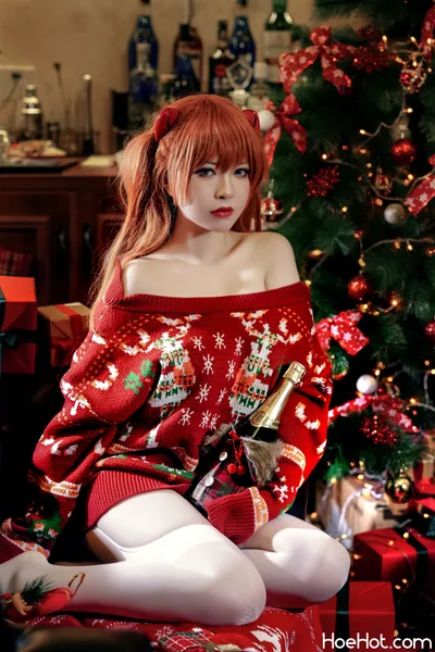 半半子 ー ASUKA Christmas nude cosplay leaked 521430