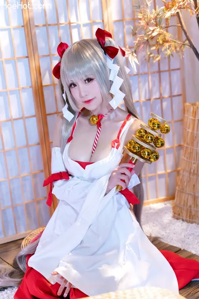 miko酱ww - 可畏巫女 nude cosplay leaked 429320