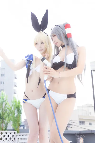 [Air Comiket 2] Shimakaze &amp; Amatsukaze Swimsuit - Zekazeka 2 nude cosplay leaked 169469