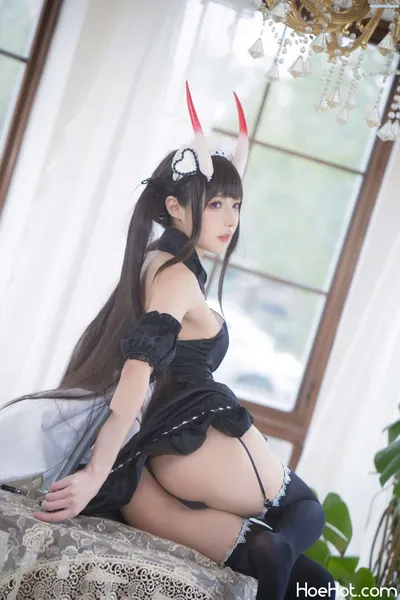 [阿包也是兔娘] NO.48 1月舰长 能代女仆 Azur Lane Noshiro Maid nude cosplay leaked 447846