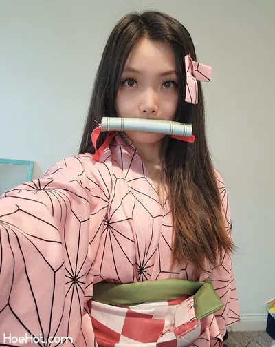 Tingting Berry - Nezuko nude cosplay leaked 282876