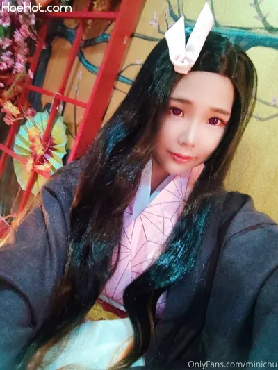 Minichu - Nezuko nude cosplay leaked 371816