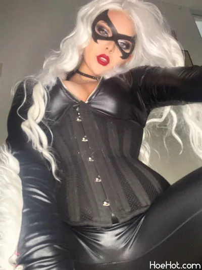 Natylikespizza - Black Cat nude cosplay leaked 272158