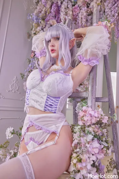 Hologana - Emilia nude cosplay leaked 288654