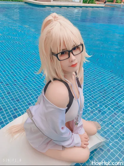 Pyoncos - Jeanne d’Arc Swiming nude cosplay leaked 87921