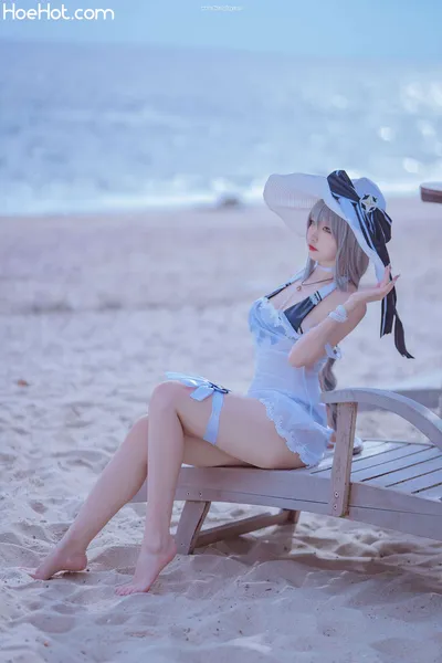 [二佐Nisa] 碧蓝天鹰泳装 Azur Lane Aquila Swimsuit nude cosplay leaked 222348