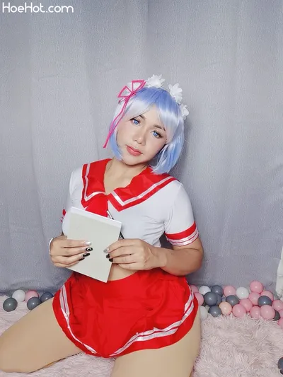 Meimei - Study with Rem nude cosplay leaked 142090