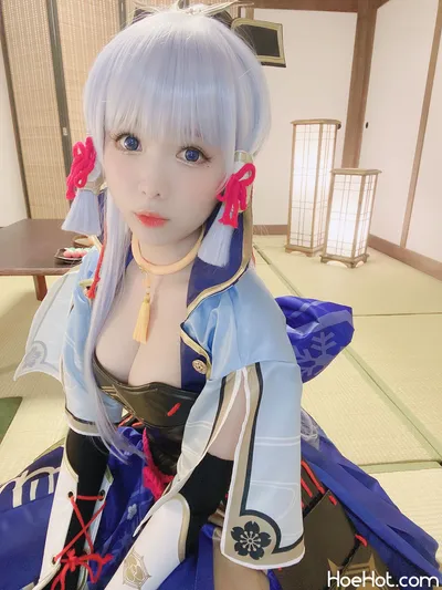 [霜月しも] 白鷺の姫君 原神の神里綾華 nude cosplay leaked 379308