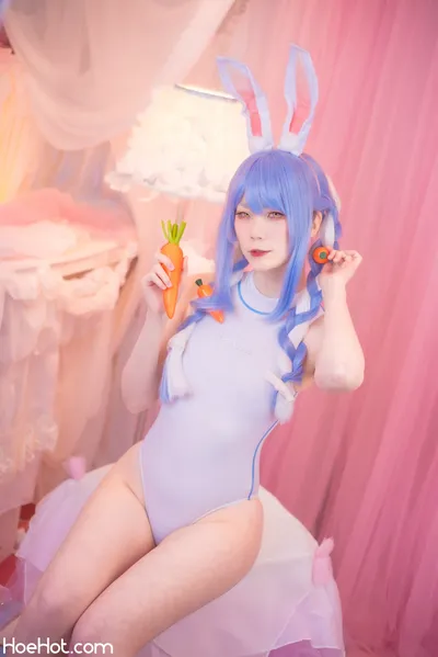 [やずき] 競泳水着ぺこらちゃん nude cosplay leaked 334010