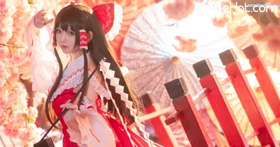 [楚楚子w] 博丽灵梦 東方 Project Reimu Hakurei nude cosplay leaked 370774