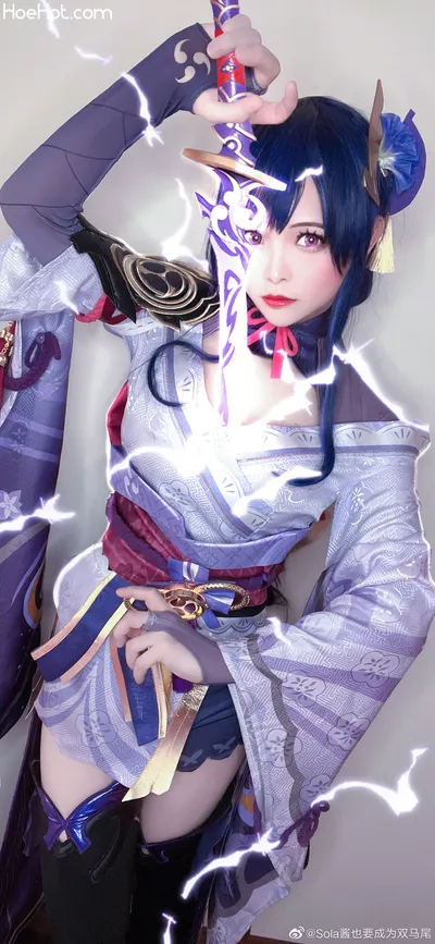 Sola - Raiden Shogun nude cosplay leaked 496869