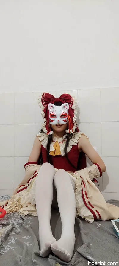 my qq group friend cosplay reimu hakurei （crossdressing） nude cosplay leaked 620090