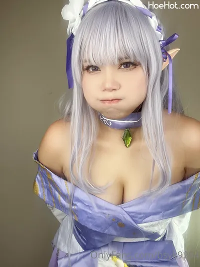 Smile Bibison - Emilia nude cosplay leaked 41173