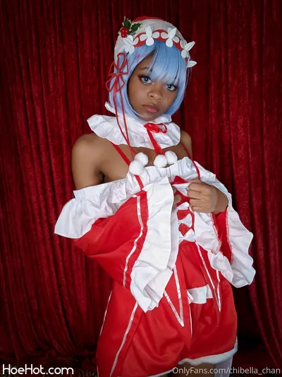 Chibella chan - Xmas Rem nude cosplay leaked 367240