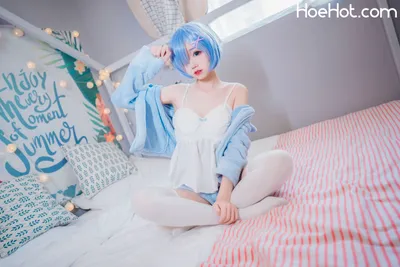 [Cosplay] 猫君君MaoJun 雷姆猫耳睡衣 nude cosplay leaked 135946