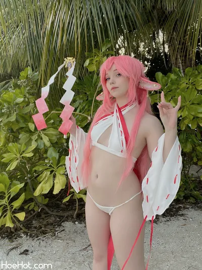 Caticornplay - Yae Miko bikini nude cosplay leaked 400413