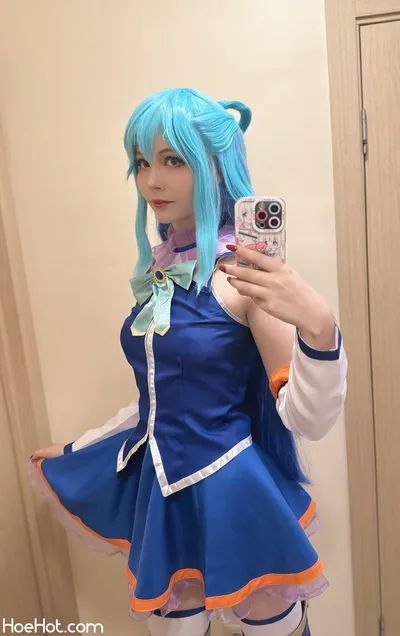 tsukides - aqua nude cosplay leaked 139613