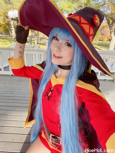 Meggii Kohai - Aqua-Megumin nude cosplay leaked 592728