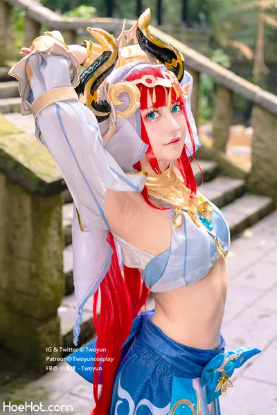 Twoyun - Nilou nude cosplay leaked 308469