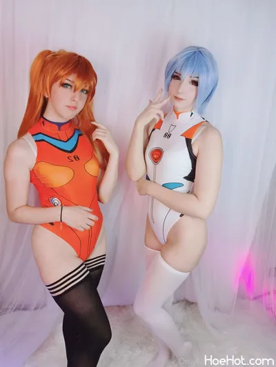 Liinowitsch - Rei &amp; Asuka nude cosplay leaked 374478