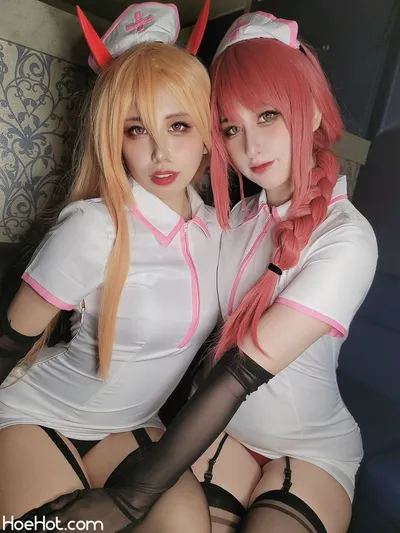 [酒乱にゃま] チェンソーマン併せ！そんな...！イジけるくらいワシが恋しいか？♡♡♡♡♡ (with mov) nude cosplay leaked 361914