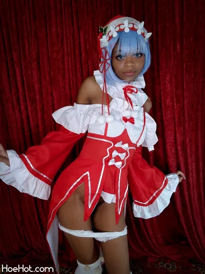 Chibella chan - Xmas Rem nude cosplay leaked 367259