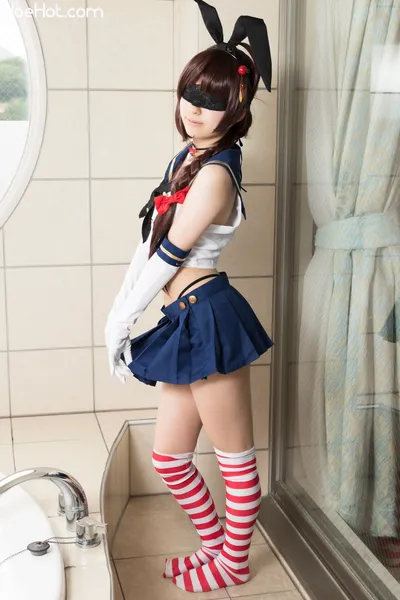 (fantia) [Today Cosplay is a side dish] Kan**lle・&quot;Shigure wearing Shimakaze&#039;s uniform&quot; Cosplay Gonzo Pornography! (Kantai Collection -KanColle-) nude cosplay leaked 504379