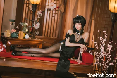 Tomoyo酱-碧蓝航线-镇海旗袍azur lanechen haif:big breastsf:high heelsf:makeupf:pantyhosenon-nude nude cosplay leaked 58418