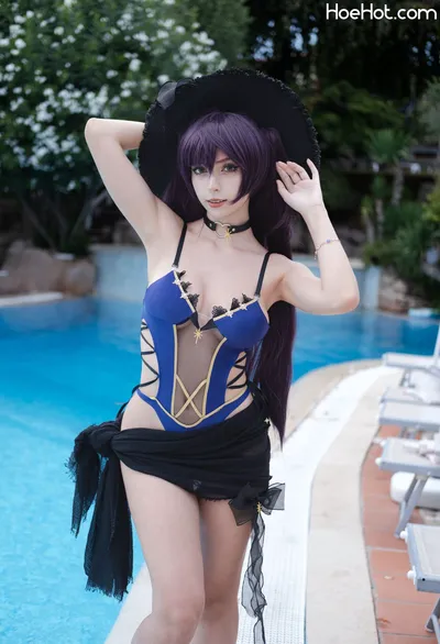 Himeecosplay - Mona swimsuit nude cosplay leaked 343529