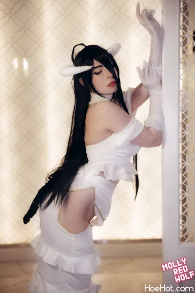 MollyRedWolf Albedo cosplay nude cosplay leaked 253240