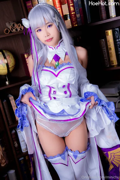 Minichu - Emilia nude cosplay leaked 365125