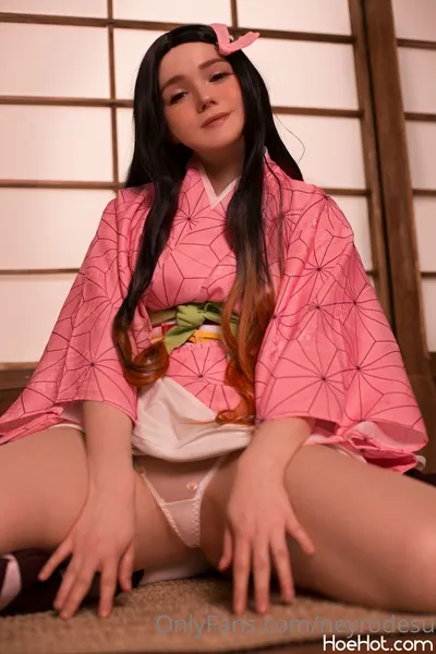 Neyrodesu - Nezuko nude cosplay leaked 498004