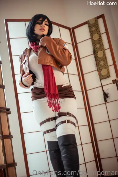 Giovanna Campomar - Mikasa Ackerman (Attack on Titan) nude cosplay leaked 298323