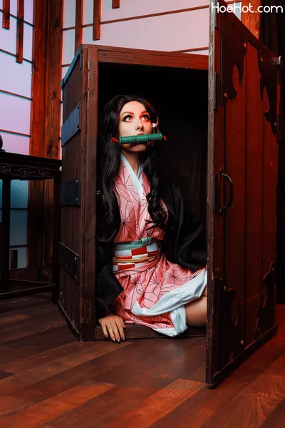 Rolyat - Nezuko nude cosplay leaked 570058