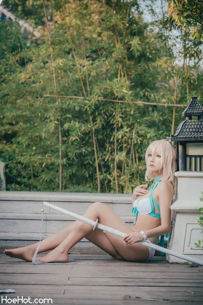 MaoJunJun - Okita Souji nude cosplay leaked 388696