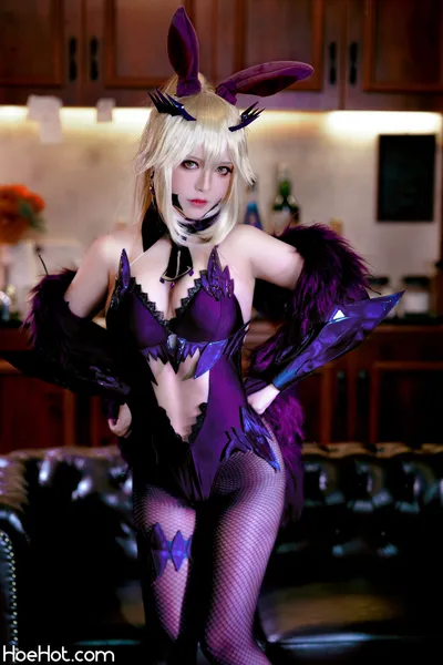 半半子 – LancerAlter Bunny nude cosplay leaked 521140